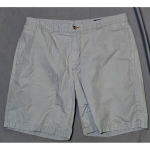 Vineyard Vines Mens 38 Flat Front Blue Cotton Twill Regular Fit‎ Breaker Shorts